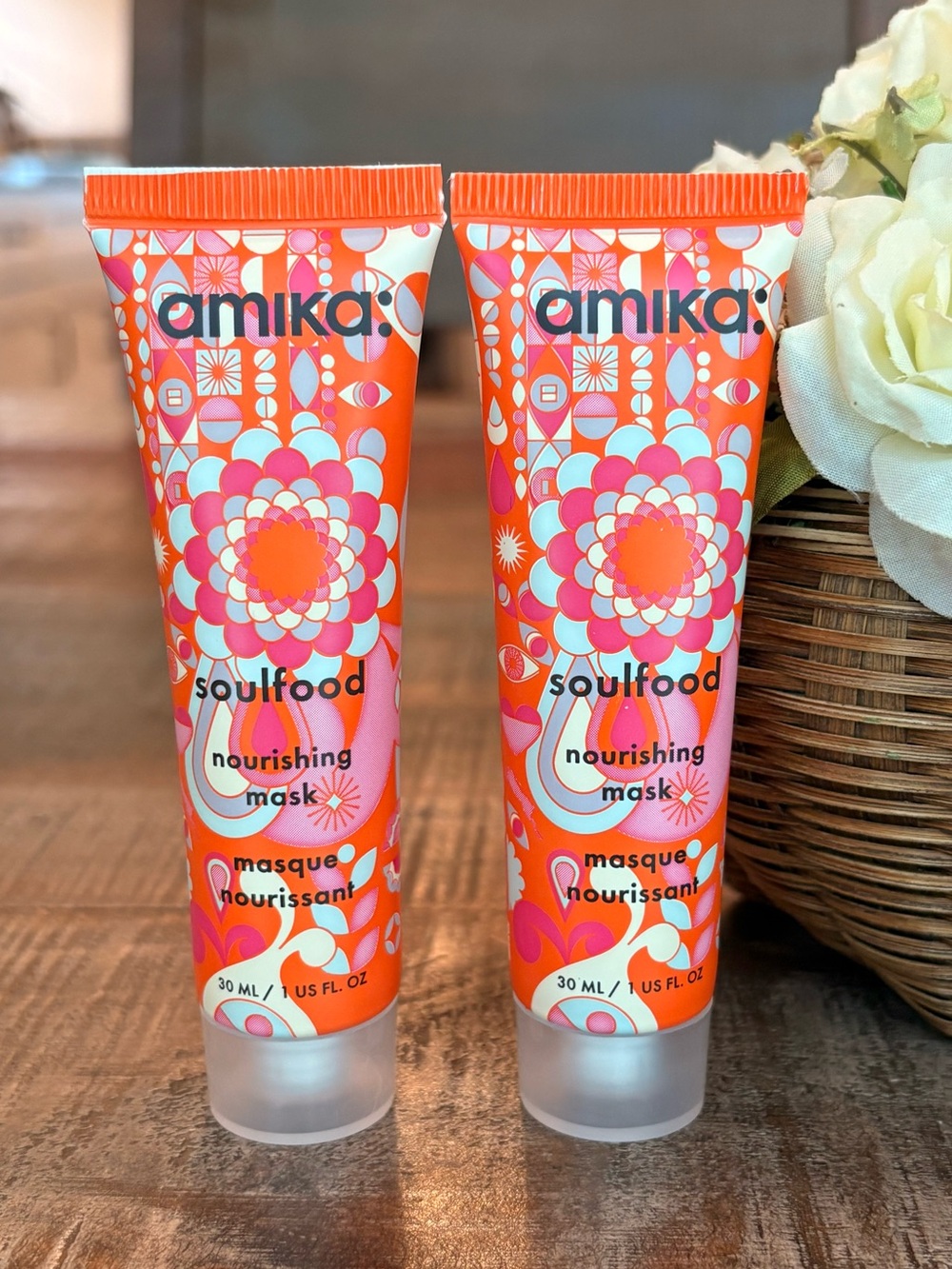 NEW Amika SOULFOOD Nourishing MASK Masque DUO!
